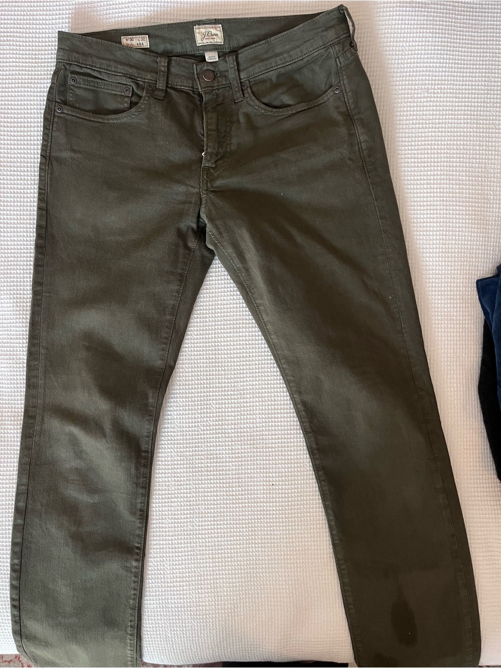 J. Crew Slim Straight 484 Men's Jeans in Olive